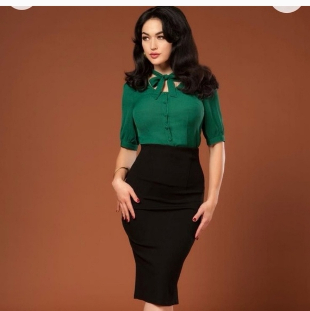 Pinup Girl Couture High Waist Pencil Skirt